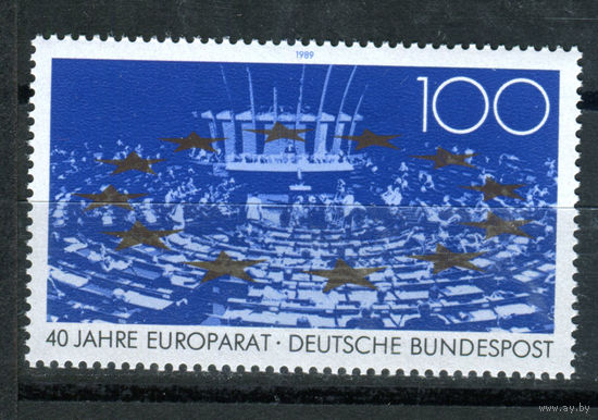 Германия (ФРГ) - 1989г. - 40 лет Совету Европы - полная серия, MNH [Mi 1422] - 1 марка