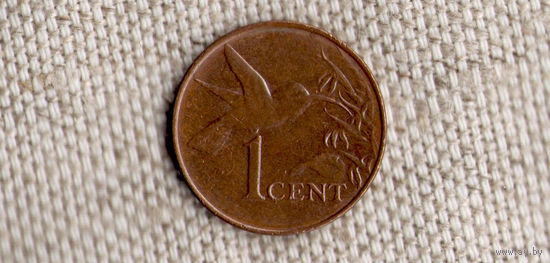 Тринидад и Тобаго 1 цент 2003 /колибри	KM# 29