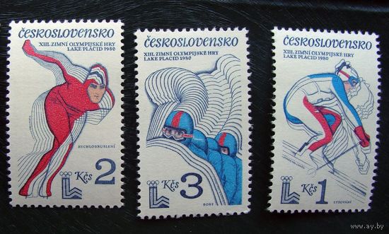 Чехословакия: 3м/с, зимние ОИ Лейк Плесид, 1980г