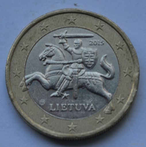 Литва. 1 евро 2015 г.