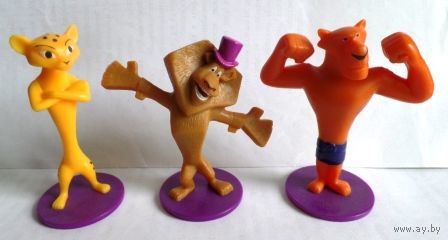 Игрушки из серии "Мадагаскар - 3"