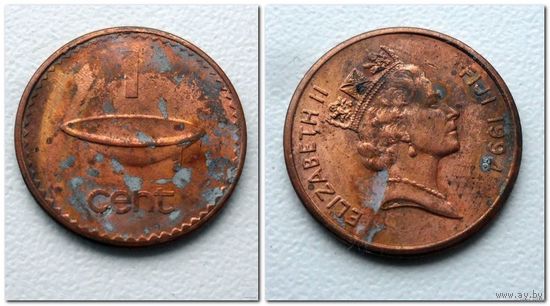 1 цент 1994 года Фиджи - из коллекции