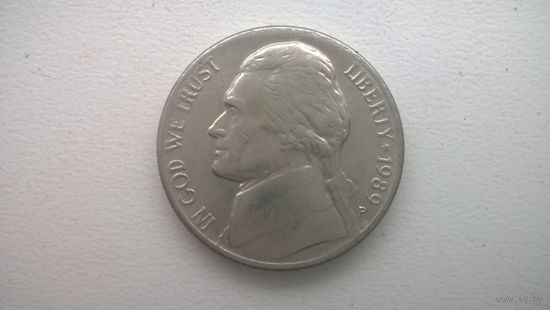 США 5 центов, 1989"P". (D-84)