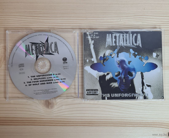 Metallica - The Unforgiven II (CD, UK, 1998, лицензия) Part 1 of a 3 CD set