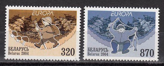 Беларусь 2004 Европа СЕПТ Рыбалка MNH **