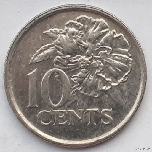 Тринидад и Тобаго 10 центов, 2001 (4-14-10)