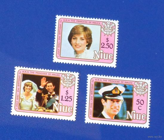 Ниуэ 1982 год. Королевская свадьба