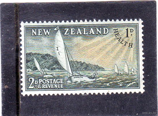 Новая Зеландия. Ми-318. Яхты 2 + 1. Серия: Медицинские марки .1951.