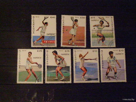 Никарагуа. 1987 Спорт Тенисс. 1987 г.