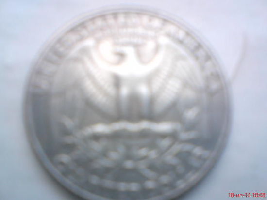 Монета 1/4 доллара 1981 г