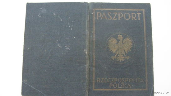 Паспорт Польша 1937 г.