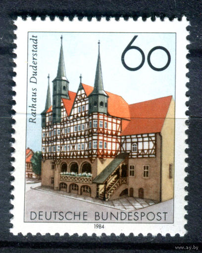 Германия (ФРГ) - 1984г. - 750 лет ратуше города Дудерштадт - полная серия, MNH [Mi 1222] - 1 марка
