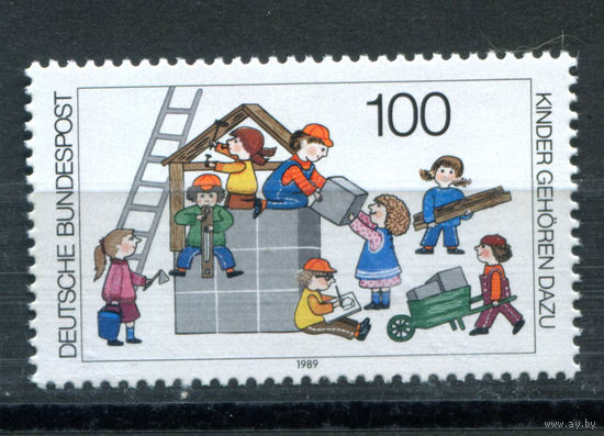 Германия (ФРГ) - 1989г. - Дети - полная серия, MNH [Mi 1435] - 1 марка