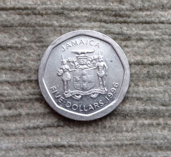 Werty71 Ямайка 5 долларов 1996