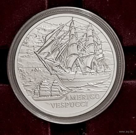 Парусные корабли -Америго Веспуччи (Amerigo Vespucci), 20 рублей 2010