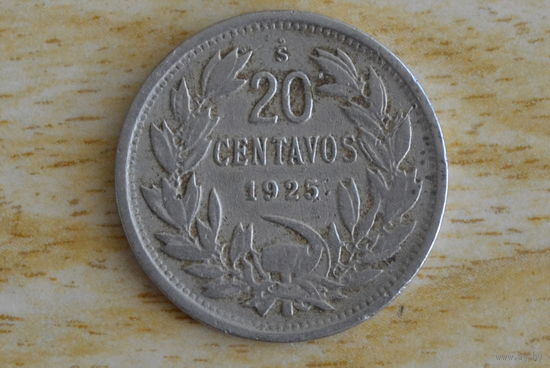 Чили 20 сентаво 1925