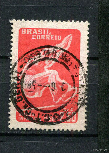 Бразилия - 1958 - Спорт - [Mi. 930] - полная серия - 1 марка. Гашеная.  (Лот 63CA)