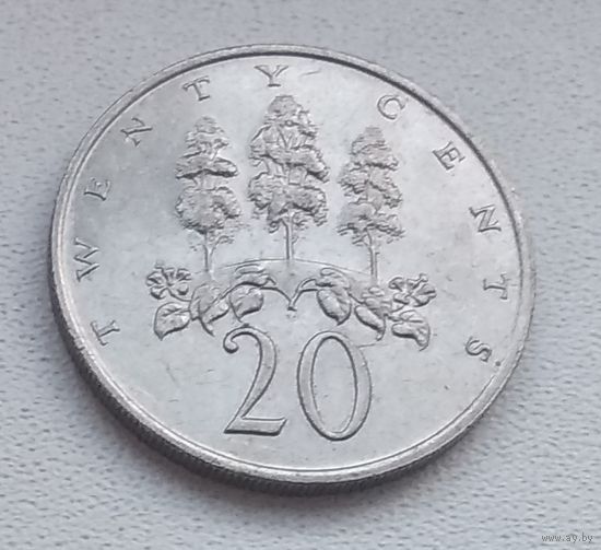 Ямайка 20 центов, 1987 8-4-22