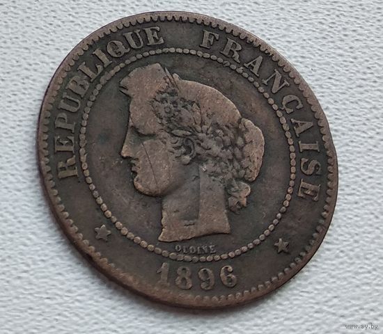 Франция 5 сантимов, 1896 8-6-19