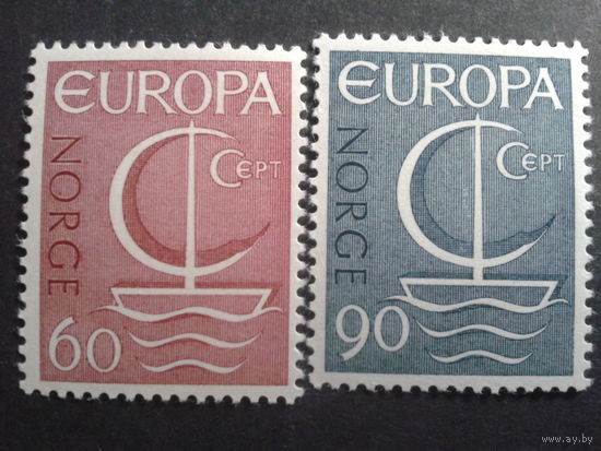 Норвегия 1966 Европа полная