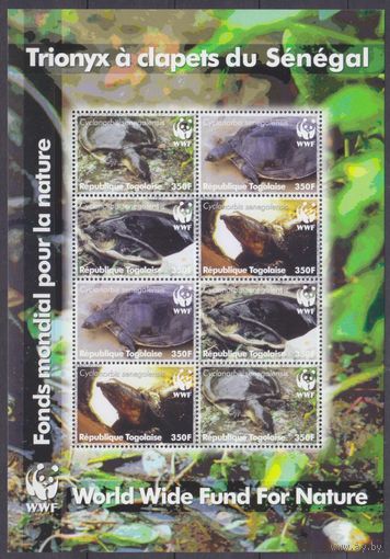 2006 Того 3337-3340KL WWF / Черепахи 12,00 евро