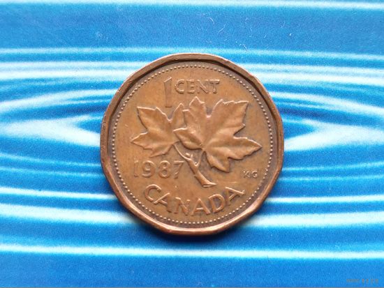 Канада. 1 цент 1987.