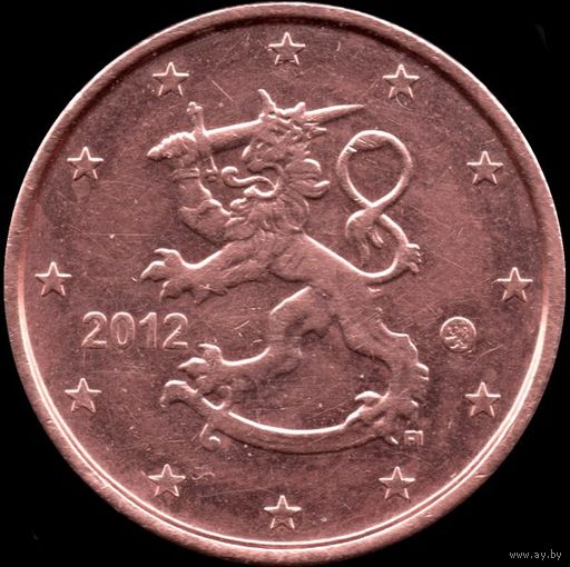 Финляндия 2 евроцента 2012 г. КМ#99 (27-1)