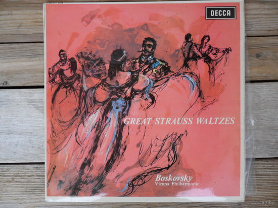 Willi Boskovsky, Vienna Ph. Orchestra - Great Strauss Waltzes - Decca, England
