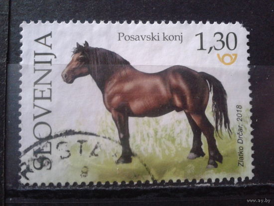 Словения 2018 Лошадь Михель-2,7 евро гаш