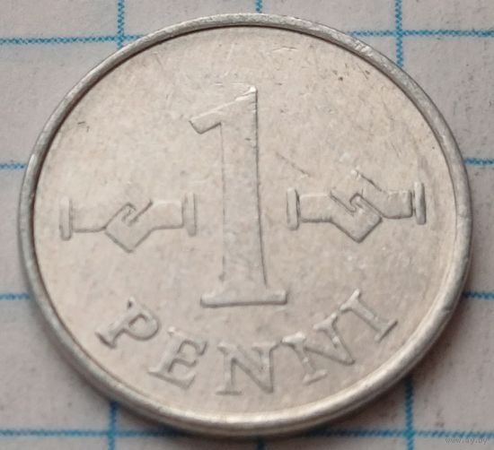 Финляндия 1 пенни, 1973     ( 2-3-5 )