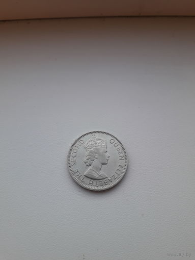 БЕЛИЗ 25 центов 1989 год