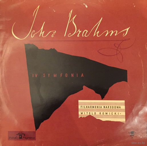 J. Brahms - IV SYMFONIA - LP - 1962