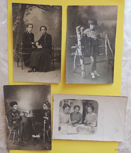 Фото кабинет-портреты, 1900-1920 гг.