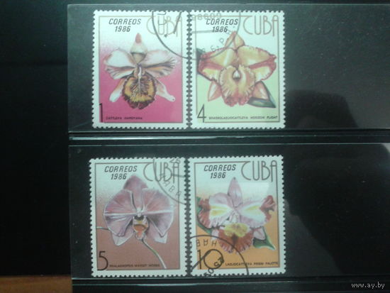 Куба 1986 Орхидеи