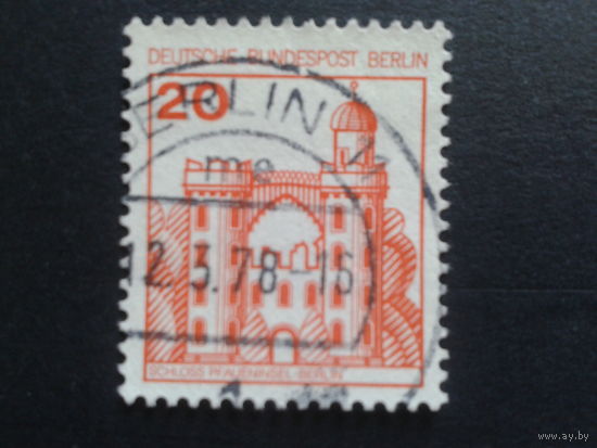 Берлин 1977 стандарт 20пф Михель-0,3 евро гаш