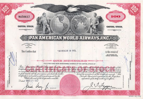 Pan American World Airways, Inc., США