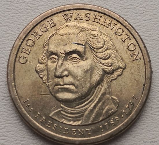 США 1 доллар 2007 P Джордж Вашингтон 1 Президент