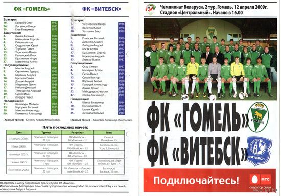 Футбол. Гомель-Витебск. 2009.
