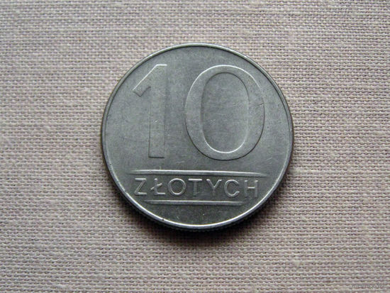 Польша 10 злотых 1987