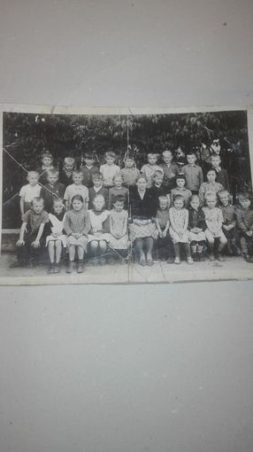 Старое фото школьный класс