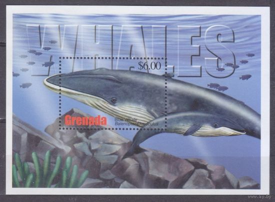 2002 Гренада 5091/B687 Морская фауна / Киты 6,00 евро