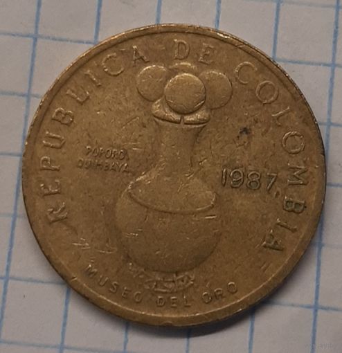 Колумбия 20 песо 1987г.km271