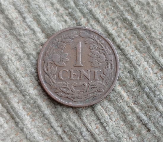 Werty71 Нидерланды 1 цент 1928