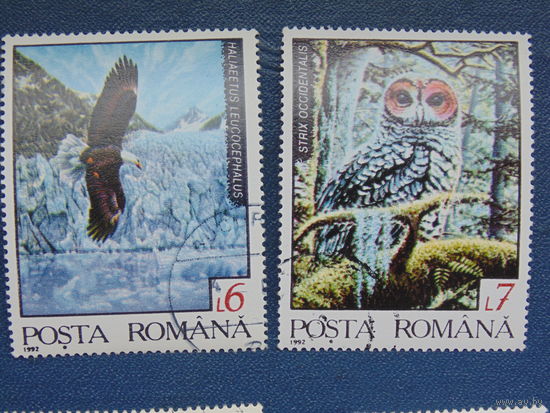 Румыния 1992 г. Птицы.