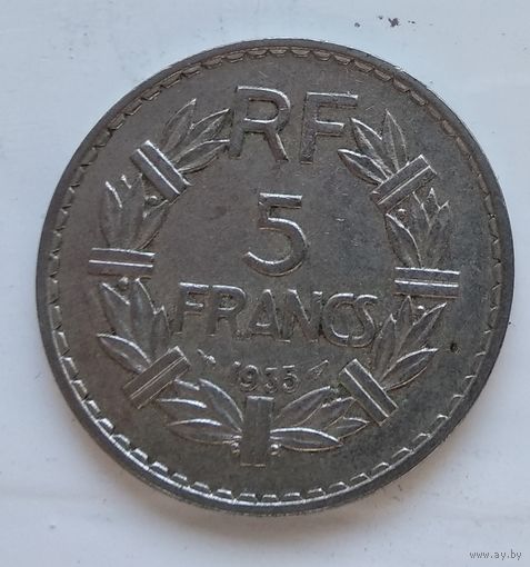 Франция 5 франков, 1935 4-14-23
