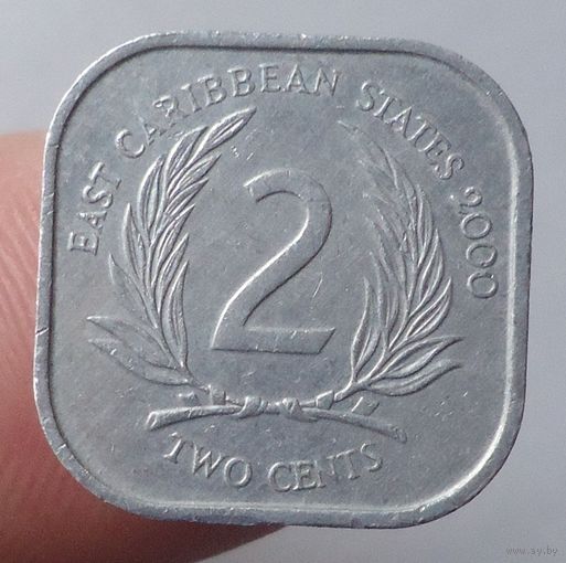 Восточные карибы 2 цента 2000