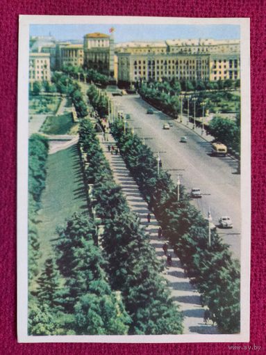 Минск. Ленинский проспект. Ананьины 1964 г. Чистая.