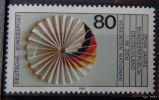 Германия, ФРГ 1983 г. Mi.1185 MNH** полная серия
