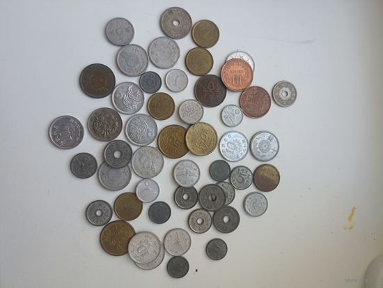 50 монет старой Японии до 1950г