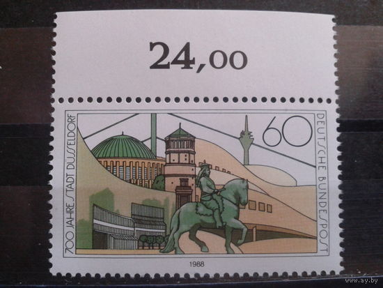 ФРГ 1988 700 лет г. Дюссельдорф** Михель-1,6 евро